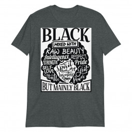 Black Raw Beauty Unisex T-Shirt
