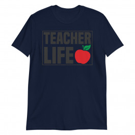 teacher life apple Unisex T-Shirt