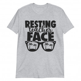 Resting teacher face Unisex T-Shirt