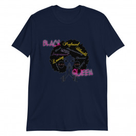 Black Queen W Afro Unisex T-Shirt