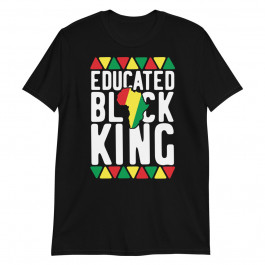 Educated Black King Unisex T-shirt
