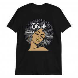 Black Roots Natural Afro Hair Word Art Unisex T-shirt