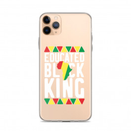 Educated Black King iPhone Case