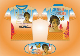 Dipped in Chocolate with Mask - Full Sublimation