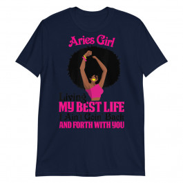 Aries Girl Black Girl Afro Woman Zodiac Signs Horoscopes Unisex T-Shirt