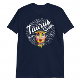 Womens Taurus Queen Gift for Black Women Born in April May Taurus Unisex T-Shirt