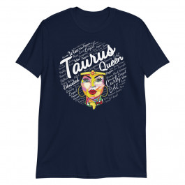 Taurus Black Queen Shirt Birthday Gift Melanin Black Girl Unisex T-Shirt