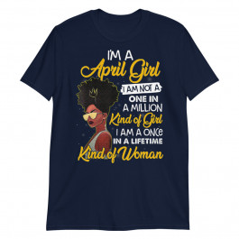 Black Women April Birthday Gifts I'm a April Queen Unisex T-Shirt