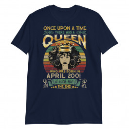 Girls 18th Birthday Queen April 2001 Queen Birthday Unisex T-Shirt