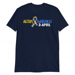 World Autism Awareness Day April Mom Dad Support Gift Unisex T-Shirt