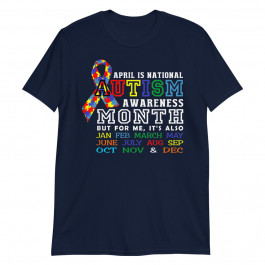 Autism Awareness Kindness Ribbon Heart Neurodiv Unisex T-Shirt