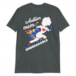 Autism Awareness Super Hero Puzzle Piece Womens Autism Mom Unisex T-Shirt