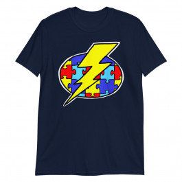 Autism Puzzle Piece Super Hero Unisex T-Shirt