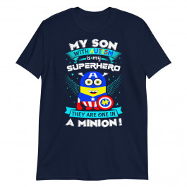 My Son With Autism is My Super Hero Autism Unisex T-Shirt