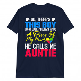 Womens Autism Awareness Women Auntie Gift Superhero Autistic Unisex T-Shirt