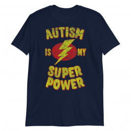 Vintage Autism is My Super Power funny gift Unisex T-Shirt