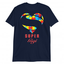 Super Gigi Autism Awareness Gifts Autism Heart Unisex T-Shirt
