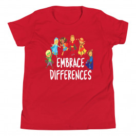 Youth Womens Autism Awareness Day Super Hero T-Shirt