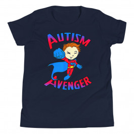Youth Autism Avenger Autism Awareness T-Shirt