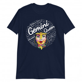 Gemini Queen Gift for Black Women Born in May June Gemini Unisex T-Shirt