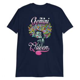 Womens Gemini Queen Lips Birthday Born in May Unisex T-Shirt
