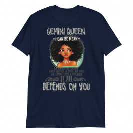 Funny Gemini Queen Shirts for Afro American Unisex T-Shirt