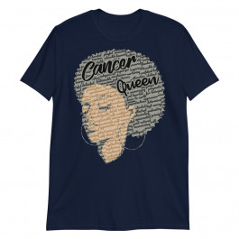 Cancer Zodiac Birthday Afro Gift Unisex T-Shirt