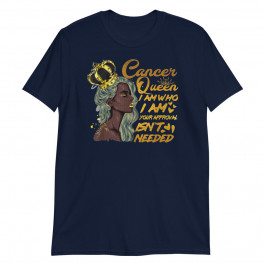 Womens Cancer Queen Birthday Zodiac Gift Black Women Unisex T-Shirt