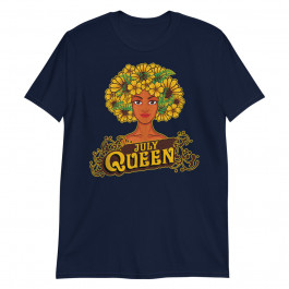 July Queen Birthday Afro Black Funny Cancer Gifts Tank Unisex T-Shirt