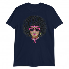 Breast Cancer Shirt for Women Black Queen Unisex T-Shirt