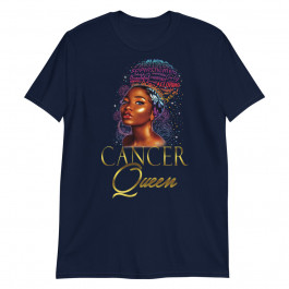 Beautiful African American Cancer Queen Natural Hair Women Unisex T-Shirt