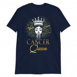 Womens Praying Cancer Queen Black Lives Matter Zodiac Birthday Unisex T-Shirt