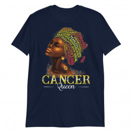 Womens Cancer Queen Womens Birth Date Symbol Zodiac Woman Birthday Unisex T-Shirt