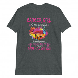 Womens Cancer Girl Lips June July Queen Birthday Zodiac Premium Unisex T-Shirt