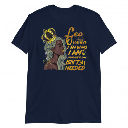 Womens Leo Queen Birthday Zodiac Gift Black Women Gift Girl Unisex T-Shirt