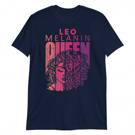Womens Leo Melanin Queen Strong Black Woman Zodiac Horoscope Unisex T-Shirt