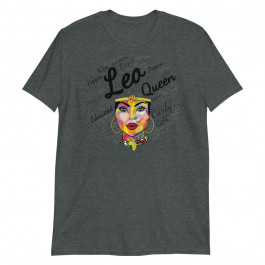 Leo Queen Shirt Birthday Gift Melanin Leo Black Unisex T-Shirt
