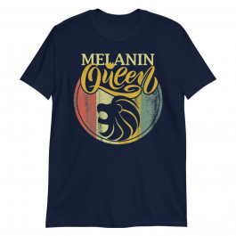 Leo Black Queen Melanin August Birthday Woman Girl Educated Unisex T-Shirt