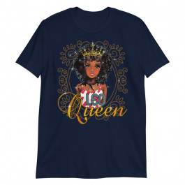 Black Queen Birthday Gift Horoscope Zodiac Leo Unisex T-Shirt