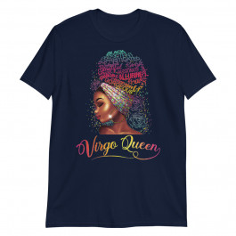 Womens Virgo Queen Woman Lady September August Womens Birthday Unisex T-Shirt