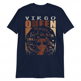 Womens Virgo Queen Birthday Zodiac Costume Black Woman Gifts Unisex T-Shirt