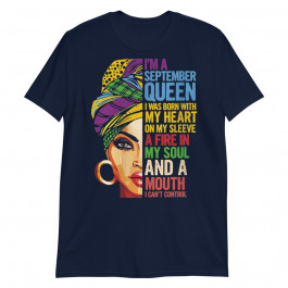 Womens Gift for Virgo and Libra Women September Queen Unisex T-Shirt