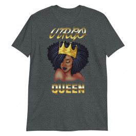 Virgo Queen Born in August September Black Queen Birthday Unisex T-Shirt