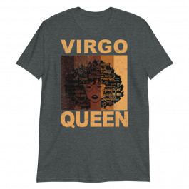 Virgo Queen Afro Birthday Melanin Black African American Unisex T-Shirt