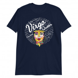 Virgo Black Queen Shirt Birthday Gift Virgo Queen Unisex T-Shirt