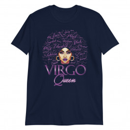 Purple Virgo Queen Woman Lady September Women's Birthday Pullover Unisex T-Shirt