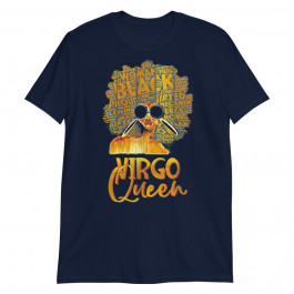 Black Women Afro Hair Art Virgo Queen Virgo Birthday Unisex T-Shirt