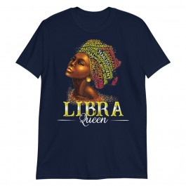 Womens Libra Queen Zodiac Birthday September October women's Bday Unisex T-Shirt