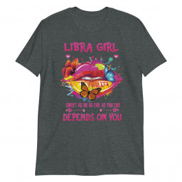 Women's Libra Girl September October Queen Birthday Zodiac Unisex T-Shirt