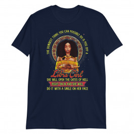 Libra Zodiac Birthday Dumbest Thing Piss Off a Black Queen Unisex T-Shirt